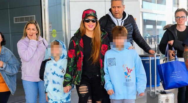 Shakira y sus hijos residen en Miami. Foto: difusión   