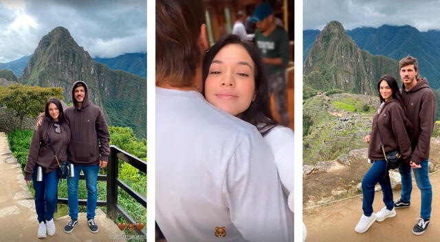 Jazmín Pinedo y Pedro Araujo visitaron Cusco. Foto: Composición EP/Instagram 