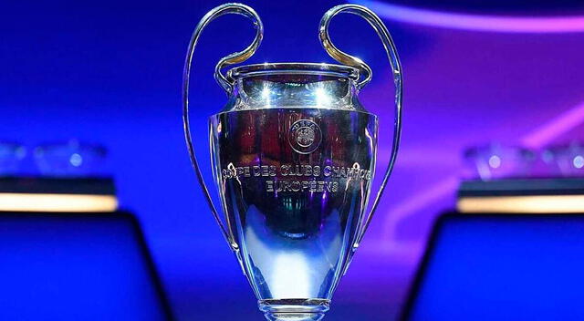 Diseño actual del trofeo de la Champions League. Foto: UEFA   