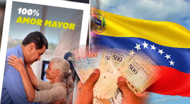 Ya inició el pago del Bono 100% Amor Mayor en Venezuela. Foto: Composición LR 