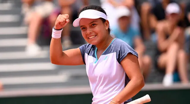 Lucciana Pérez se ubica en el cuarto lugar del ranking ITF. Foto: Instagram   