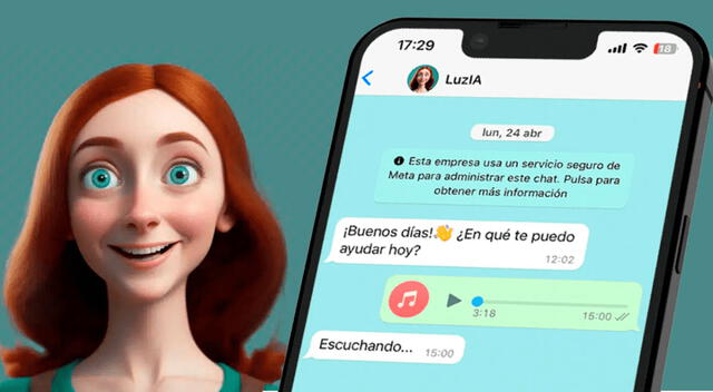  Conoce a LuzIA, la asistente de WhatsApp que es capaz de realizar diferentes tareas.<br><br>    