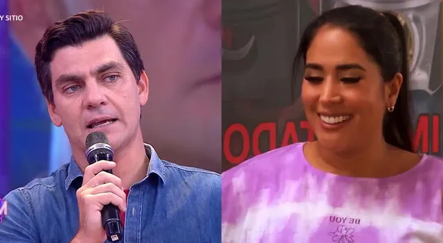 Joaquín de Orbegoso reconoce talento de Melissa Paredes en 'Al fondo hay sitio'. Foto: composición/América TV   