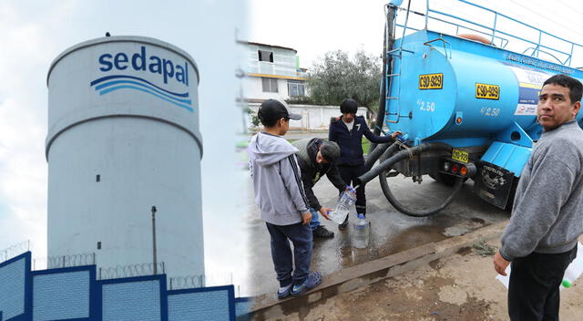  Corte de agua masivo no tiene planes de contingencia definidos por Sedapal. Foto: composición GLR   