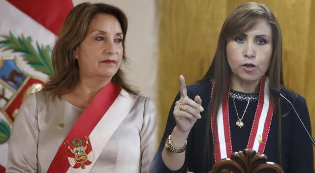  Dina Boluarte aseguró que no renunciará a su inmunidad parlamentaria y menos por Patricia Benavides. Foto: Composición LR   