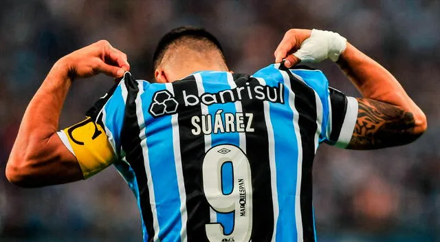 Luis Suárez acaba contrato con Gremio en diciembre de 2023. Foto: EFE 