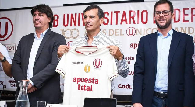 Fabián Bustos buscará ser bicampeón del fútbol peruano con Universitario de Deportes. Foto: Universitario.   
