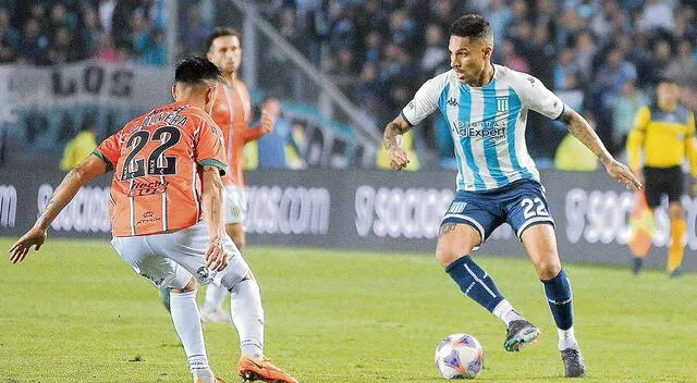 Paolo Guerrero estuvo en Racing cerca de 6 meses. Foto: Racing Club 