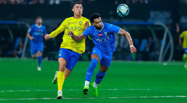 Cristiano Ronaldo fue titular en el partido contra Al Hilal. Foto: Al Hilal   