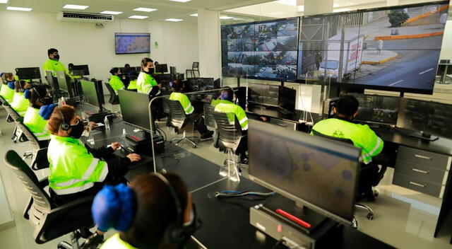 Central de videovigilancia de SJL. Foto: La República   