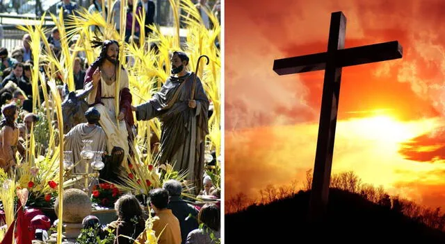 La Semana Santa suele ser celebrada de forma diferente a las tradiciones latinoamericanas en Estados Unidos. Foto: composición LR.    