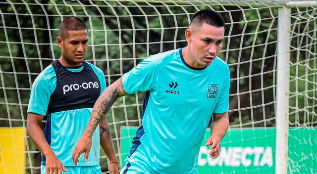 Jean Deza entrenando con AAS. Foto: Alianza Atlético.  