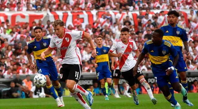 Boca Juniors y River Plate ya jugaron este año. El partido terminó en empate. Foto: AFP 