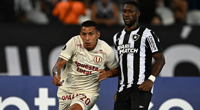 Botafogo fue el 'verdugo' de Universitario y su invicto. Foto: AFP   