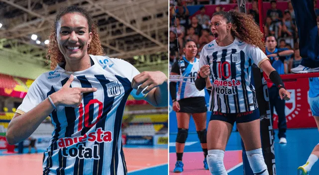Maeva Orlé fue elegida como la mejora jugadora de la LNSV 2024. Foto: composición LR/Alianza Lima Vóley.   