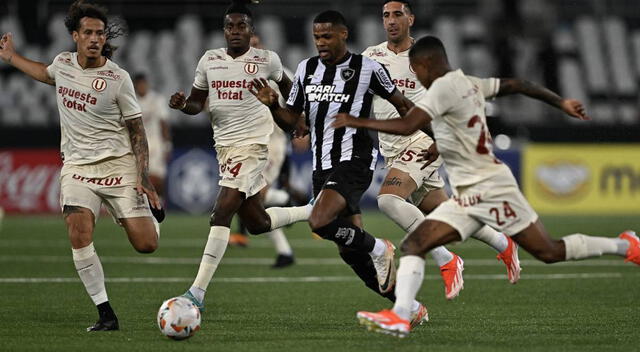 Universitario no ha perdido como local y Botafogo no ha ganado de visita. Foto: AFP   