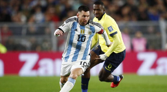 Lionel Messi estará en el Argentina vs. Ecuador. Foto: AFP   