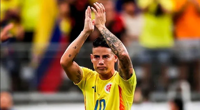 James Rodríguez lleva 6 asistencias en la Copa. Foto: AFP   