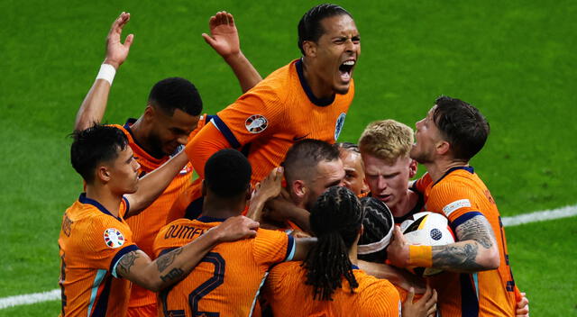 Países Bajos quedó en el tercer lugar de la Euro. Foto: AFP   
