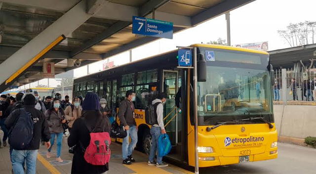 Alimentadores complementarios también tendrán una modificación en su horario. Foto: ATU   