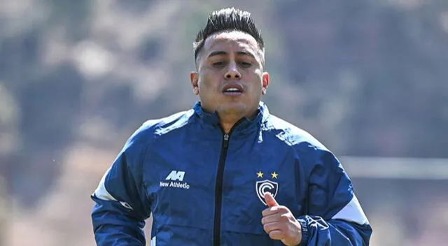 Christian Cueva sumó un entrenamiento con Cienciano. Foto: Cienciano   