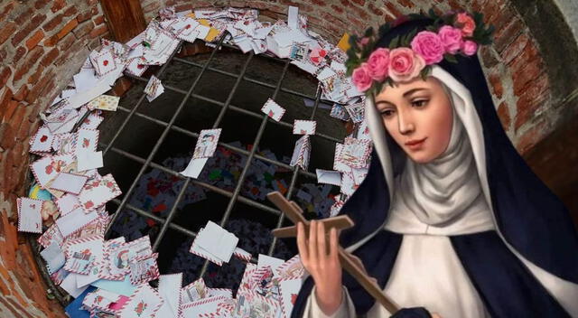 Las cartas son dejadas en el Santuario de Santa Rosa de Lima. Foto: Difusión   