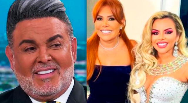 Magaly Medina evidencia su cercanía a Josetty Hurtado en medio de denuncias de su padre Andrés Hurtado. Magaly Medina evidencia su cercanía a Josetty Hurtado en medio de denuncias de su padre Andrés Hurtado.