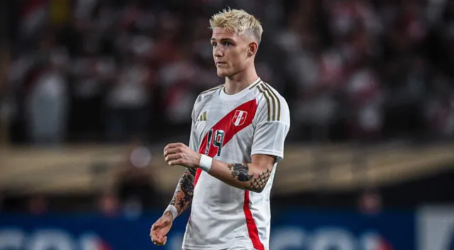 Oliver Sonne arrancó como titular ante Ecuador. Foto: La República   