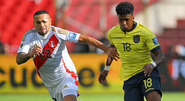 Perú perdió ante Ecuador en Quito. Foto: AFP   