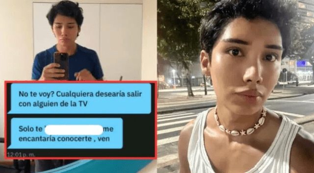 TikToker Angelo Alejos acusó a famoso personaje de la televisión peruana. Foto: Influencer.    