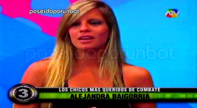  Casting de Alejandra Baigorria en 'Combate'. Foto: Captura YouTube   