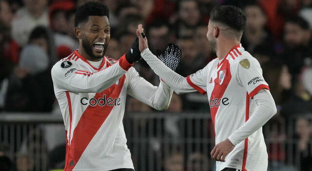 Miguel Borja es uno de los goleadores de River Plate. Foto: AFP   