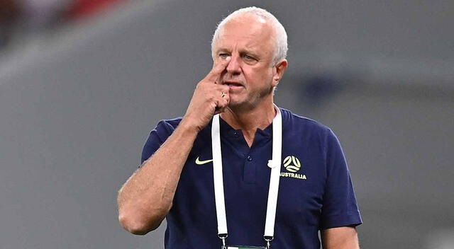 Graham Arnold llegó hasta octavos de final del Mundial Qatar 2022 con Australia. Foto: AFP   