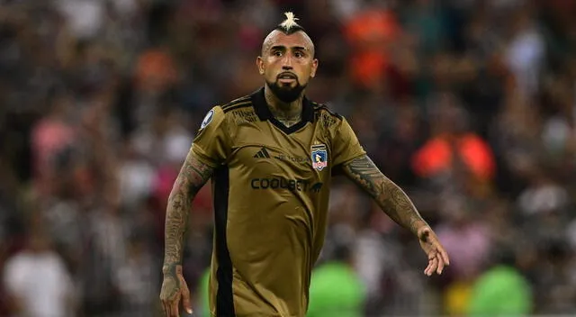 Arturo Vidal juega en Colo-Colo de la liga chilena. Foto: AFP   