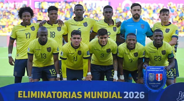  Ecuador espera sumar tres puntos más en las Eliminatorias 2026. Foto: AFP   