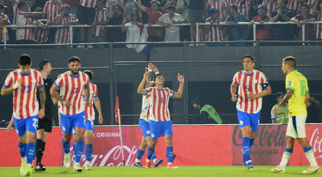 La selección paraguaya viene de un gran triunfo ante Brasil. Foto: AFP   