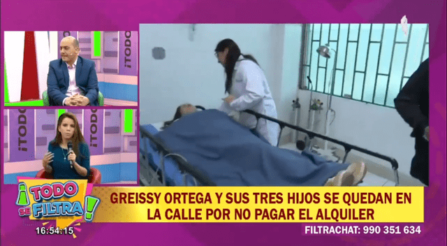  Greissy Ortega desmiente a su arrendador. Foto: Captura Panamericana    