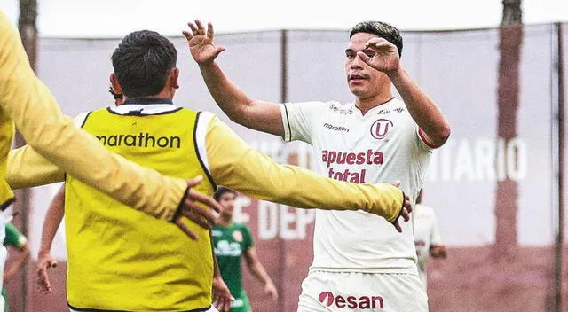 Los cremas golearon a Sport Huancayo. Foto: Universitario   