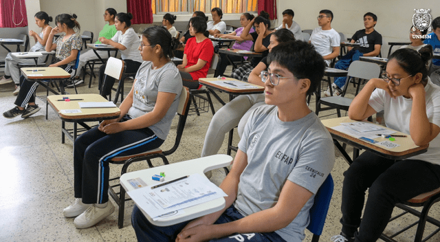 Miles de jóvenes participaron la tercera fecha del examen de admisión San Marcos 2025 - I. Foto: UNMSM   