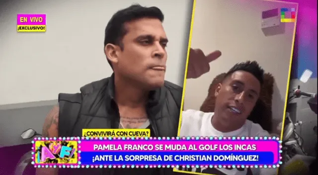  Christian Domínguez opina sobre la mudanza de Pamela Franco. Foto: Captura Willax    