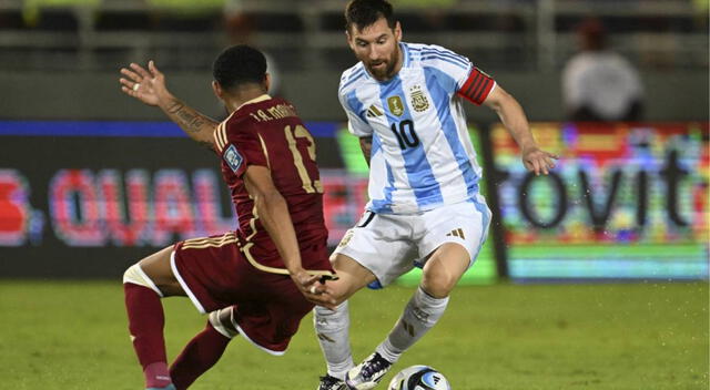 Venezuela igualó 1-1 ante Argentina. Foto: EFE   