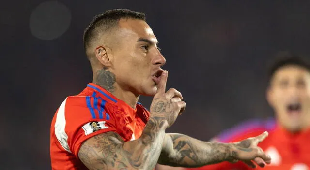 Eduardo Vargas anotó en la derrota ante Chile. Foto: AFP   