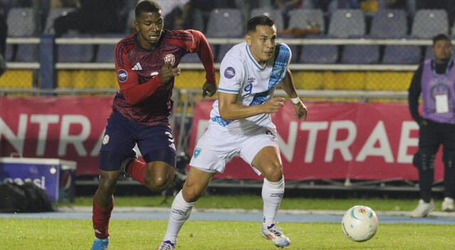 El último partido entre Costa Rica y Guatemala terminó empatado 0-0. Foto: Fedefut Guate   