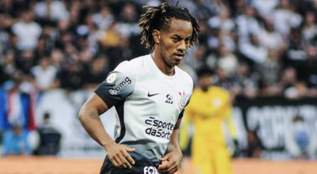 André Carrillo llegó a Brasil tras su paso por el fútbol de Arabia Saudita. Foto: Corinthians.   