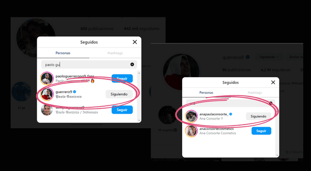  Paolo Guerrero y Ana Paula Consorte volvieron a seguirse. Foto: Instagram   