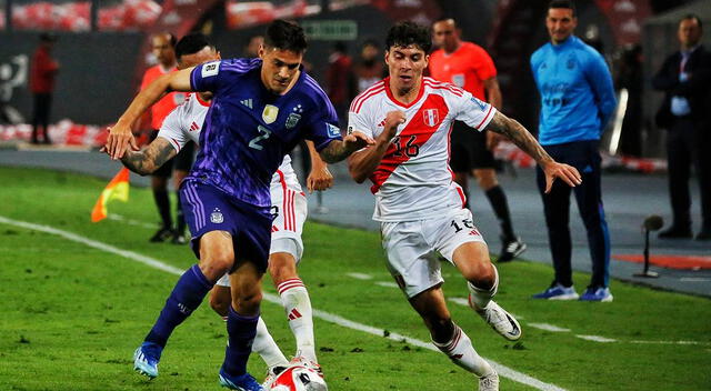 Perú perdió 2-0 ante Argentina en el Nacional. Foto: La República   