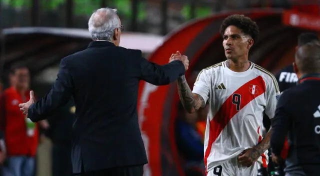 Paolo Guerrero y Jorge Fossati.   