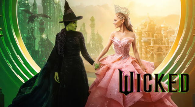 Wicked parte 1 es protagonizada por Ariana Grande. Foto: Universal.   