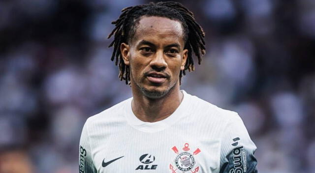 André Carrillo afronta su primera experiencia en el fútbol brasileño. Foto: Corinthians   