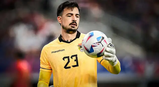 Viscarra lleva 14 partidos oficiales, entre eliminatorias y Copa América, con la selección boliviana. Foto: FBF   